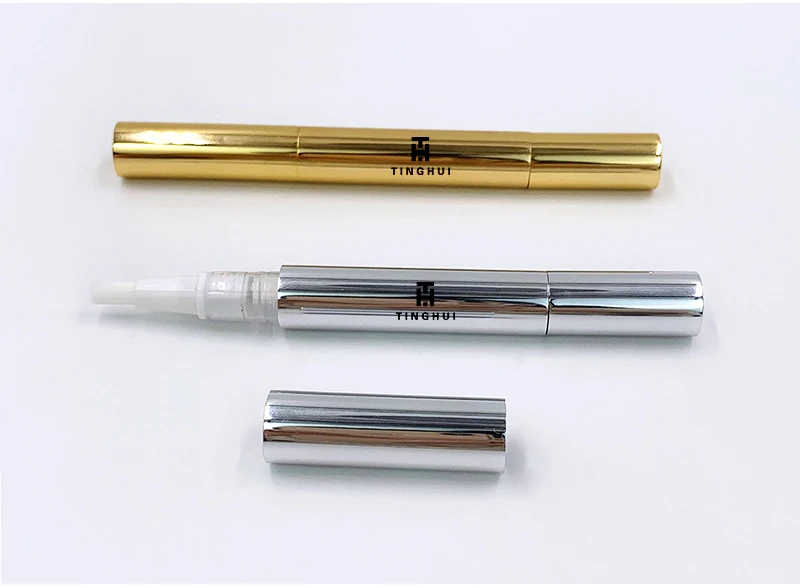 2ml 3ml 5ml Cuticle Oil Twist Pen Empty Gold White Clear Black Pink