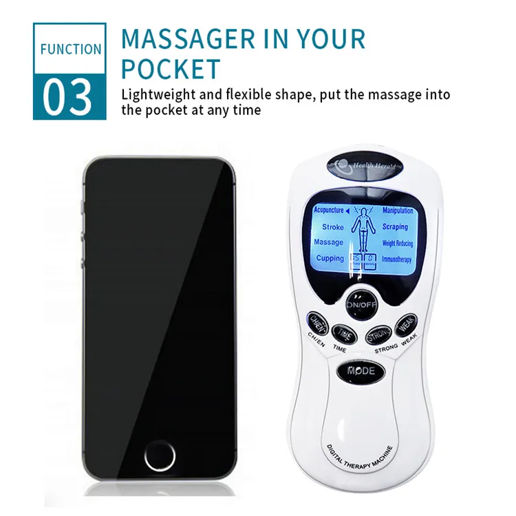 8 Models Electric herald Muscle Stimulator Ems Acupuncture Body Massage