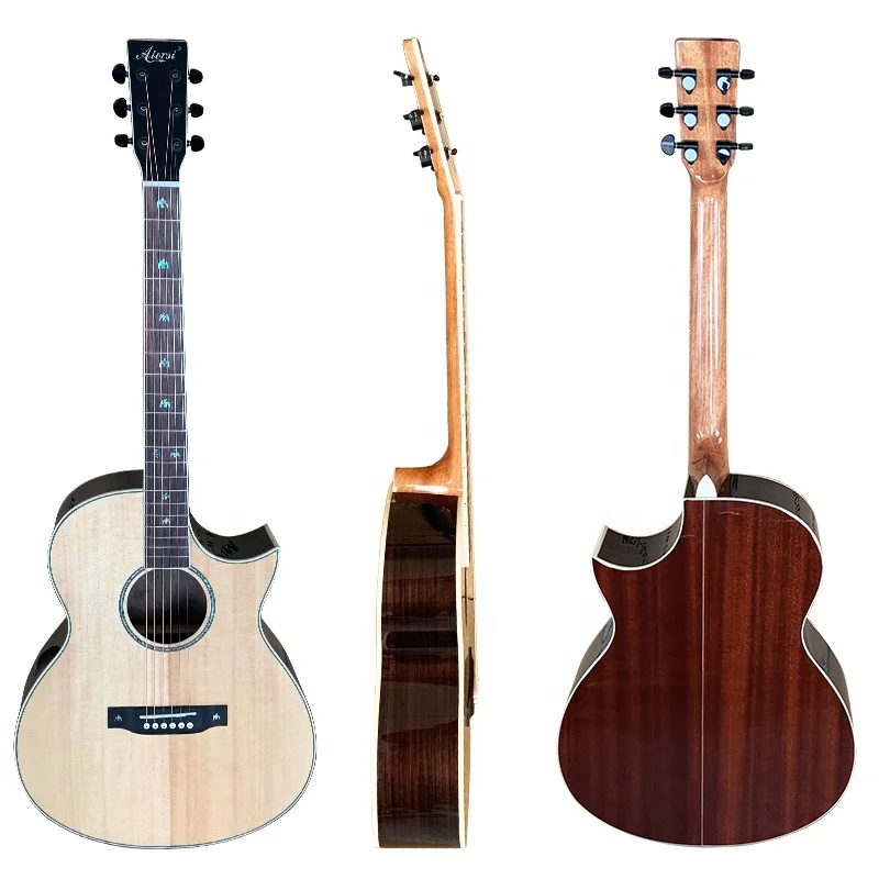 Shop Our Hot Sale Cutaway Acoustic Guitar with Special Design