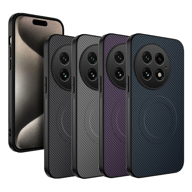 Magnetic Matte Carbon Fiber Texture Leather Case for Oneplus Magnetic Matte Carbon Fiber Texture Leather Case for Oneplus