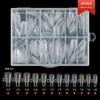 240PCS semi-frosted nail tips 05#