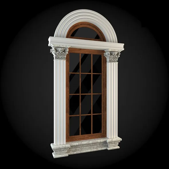 Factory Sale Custom Design Decorative Exterior Natural  Marble Stone Door Window Surround Frame