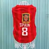 Red no 8 spanish vest