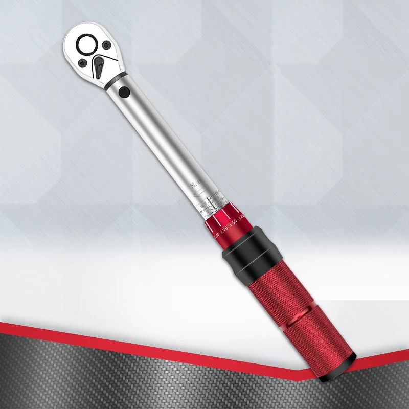 High Accuracy Adjustable Handle Manual Ratchet 1/2 Inch Preset Type Torque Wrench Tool Set