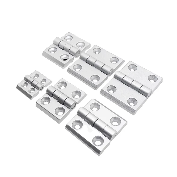 Metal Hinges/zinc Alloy Aluminum Profile Door Hinges 20/30/40 Cabinet Doors Available in Stock Direct Mail