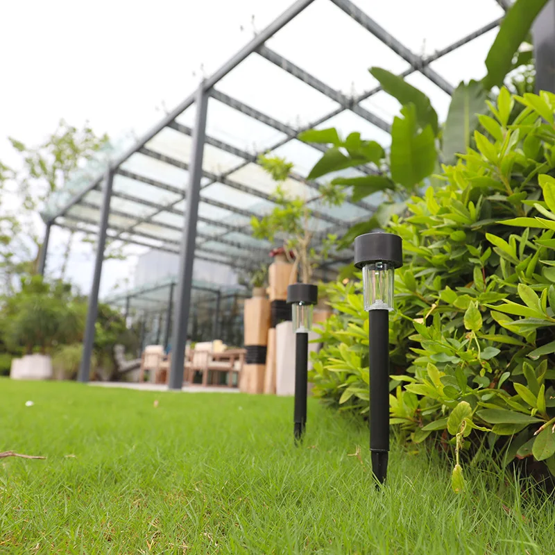 IP65 vattentät LED solstyrd gräsmattelykta utomhus trädgårdsnattlys automatiskt ljus i mörkt väder Premium solenergilamp