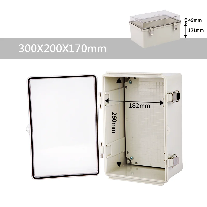 Caja Plástica Impermeable IP65 126x80x20mm | Didácticas Electrónicas I D
