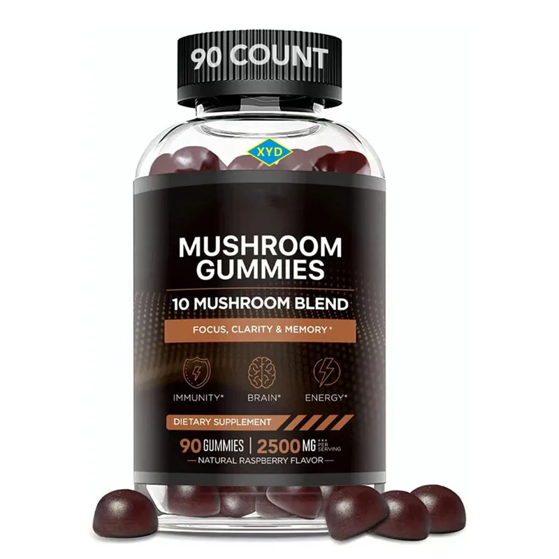 Oem Private Label Mushroom Gummies Organic Lions Mane Mushroom Gummies