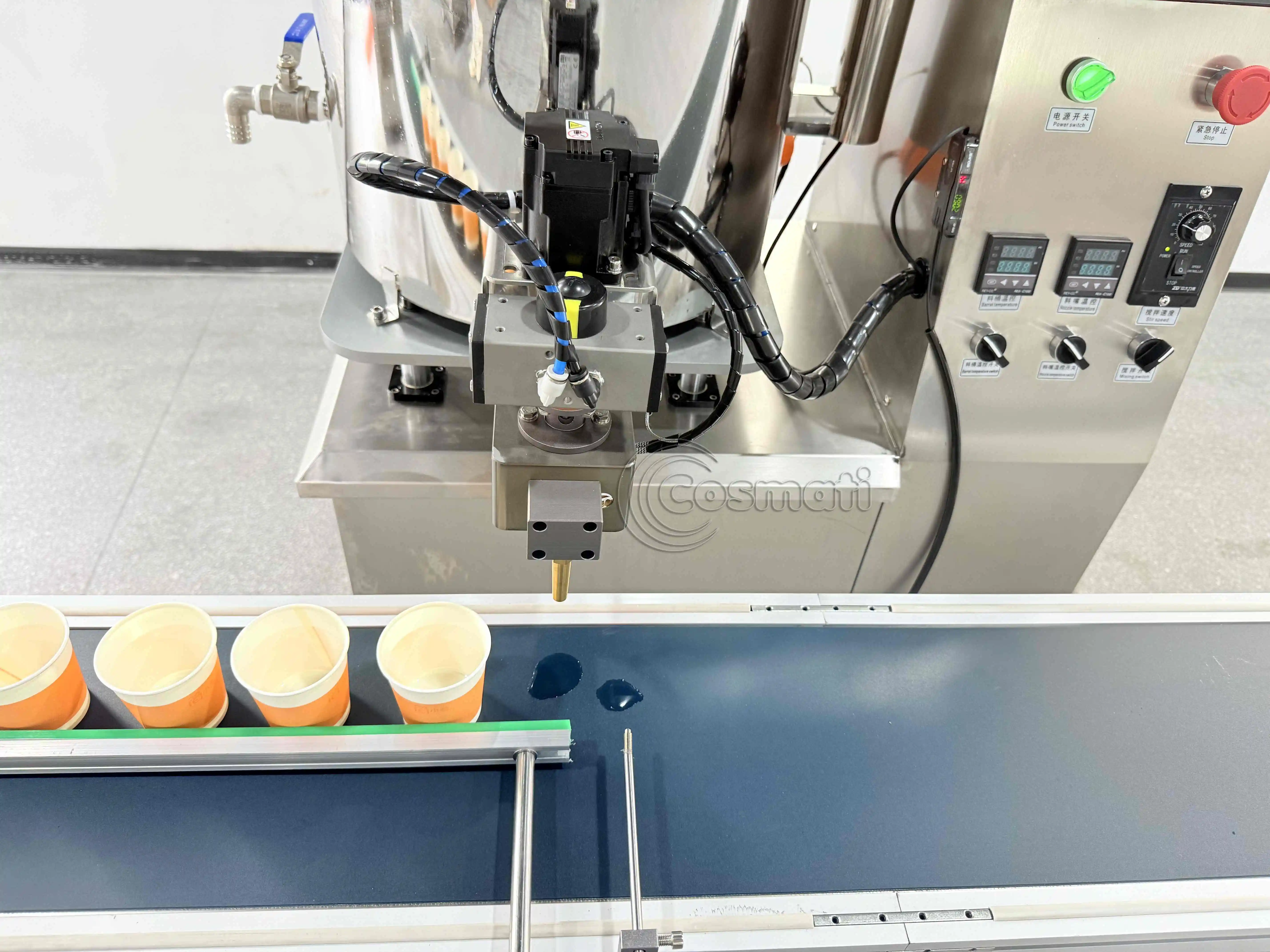 Solid Perfume Essential Balm Foundation Sunscreen Wax Liquid Heater Filling Machines with Mixer
