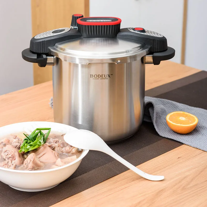 圧力鍋ステンレス鋼ホーキンスブラックベークライトハンドルインパクト