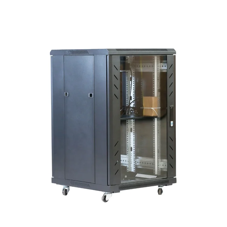 
 Стеклянная дверь, домашняя сетевая стойка 19 дюймов сетевое оборудование стеллаж для выставки товаров (автономный) 12u 15u 18U шкаф  