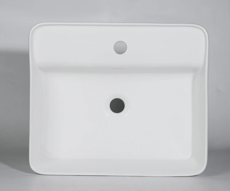 China Modern Above Counter Ceramic Vanity Hand Wash Basin for Hotel Bathroom Sink