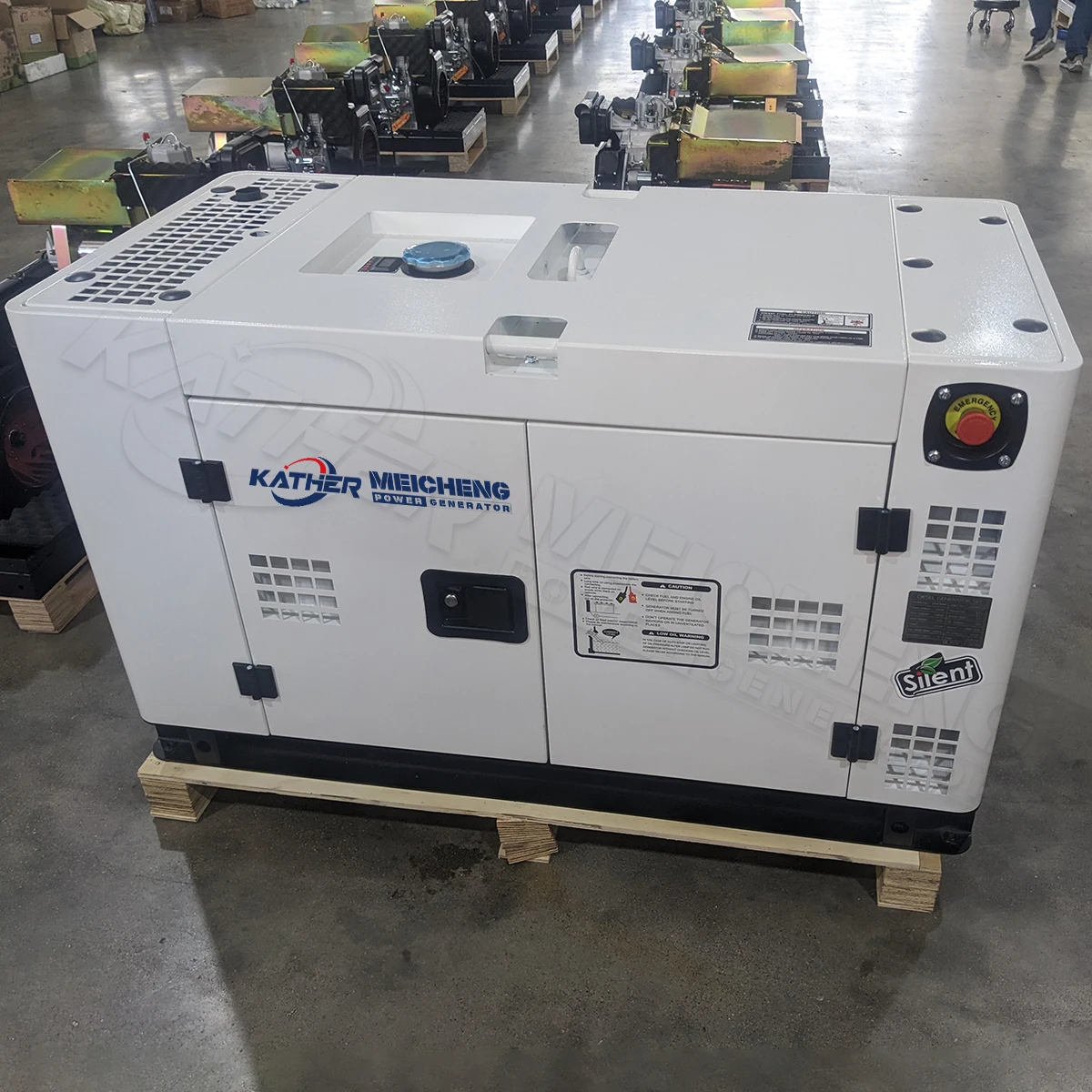 Máy Phát Điện Diesel Cummins Perkings Wechai Yuchai Deutz Sdec Siêu Êm Mở 12kw 15kw 20kw 25kw 12kva 15kva 20kva 25kva 30kva