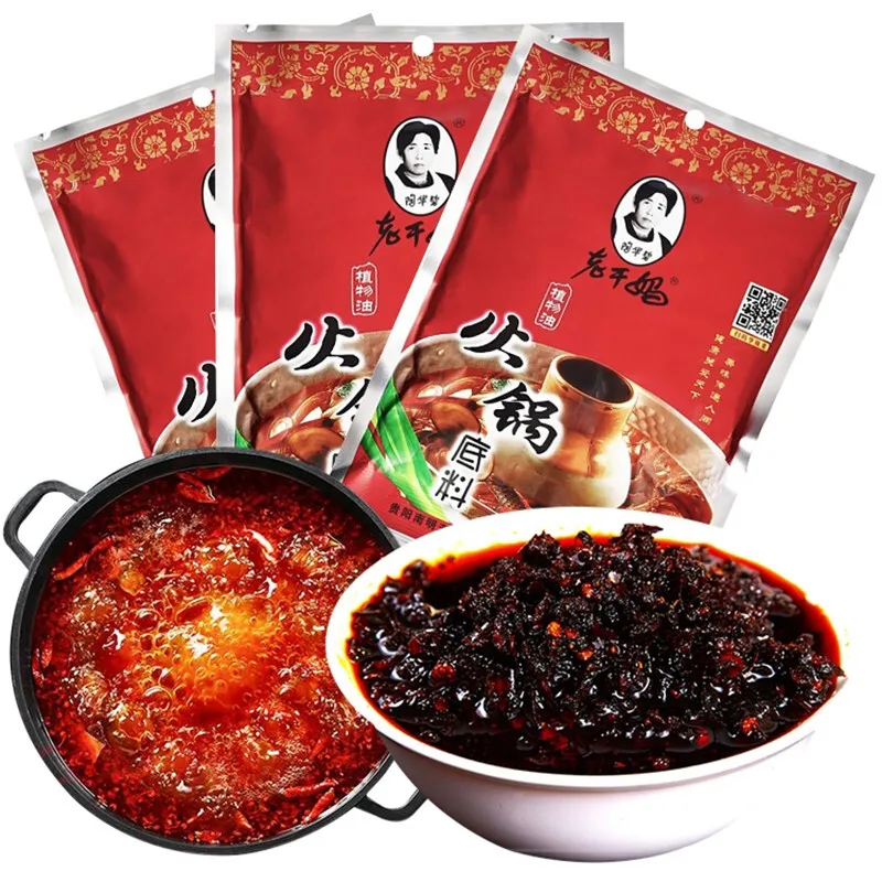Factory Wholesale Tao Huabi Lao Gan Ma Hot Pot Base Material 160g Hot