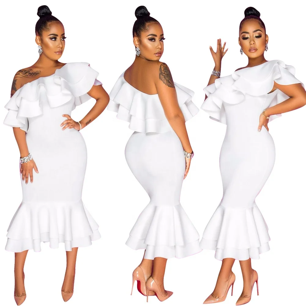 Clothing Dresses Women Lady Elegant 