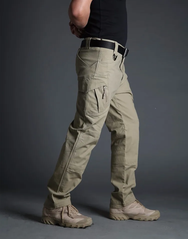 Ix9 Tactical Pants Multi-pocket Overalls Mens Outdoor Waterproof Canvas ...