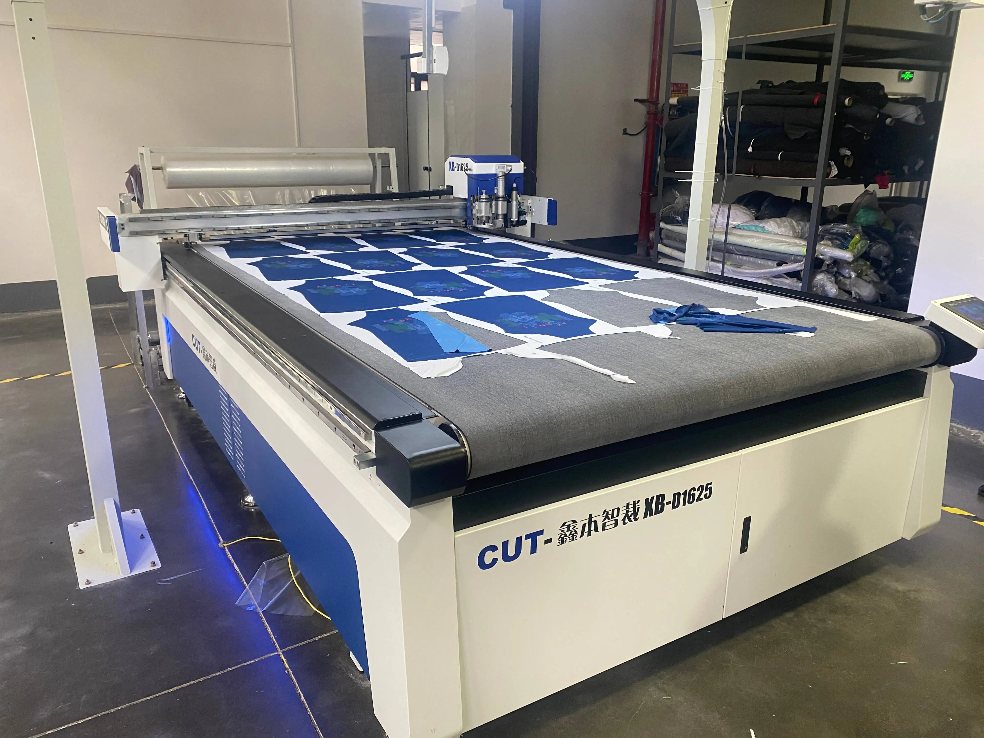LJT Automatic CNC Cutting Machine Carpet Cloth Wool Textile Silk Printing-Swing Knife Cutting New Used Condition Core Engine PLC