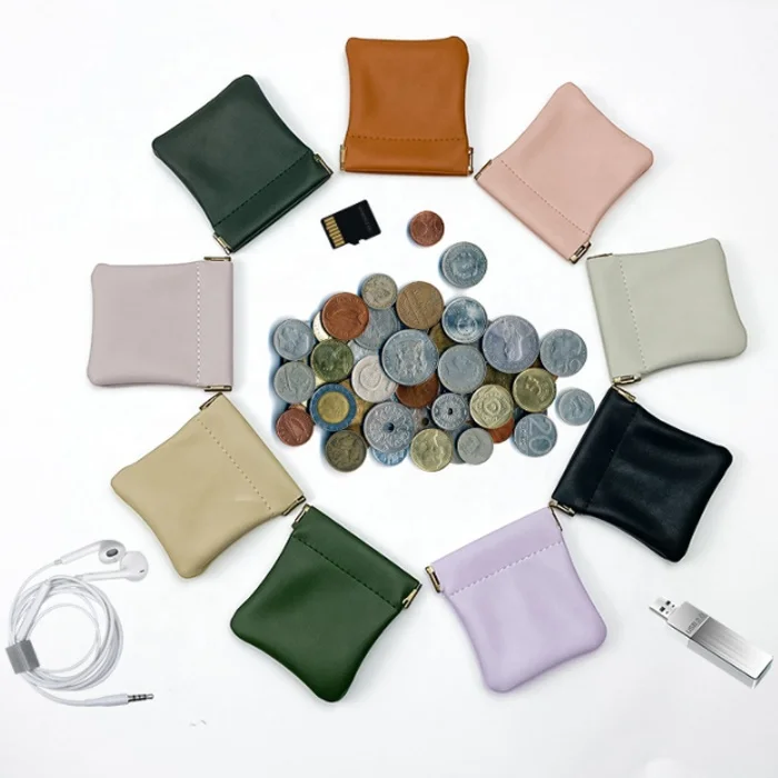 Mini Coin Case Eco-Friendly PU Leather Squeeze Coin Purse Change Pouch  Lipstick Bag - China Make up Bag and Cosmetic Storage Bag price