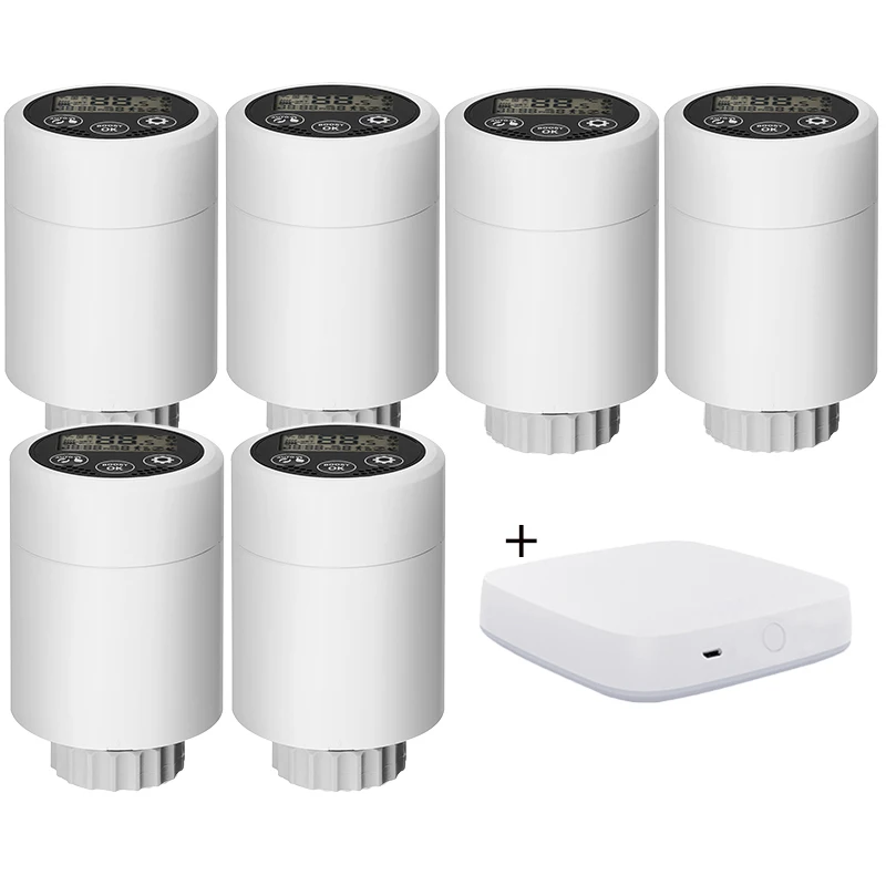 Smart ZigBee Digital Controllers Thermostats TRV Radiator Thermostat Wifi Thermostatic Radiator Valve