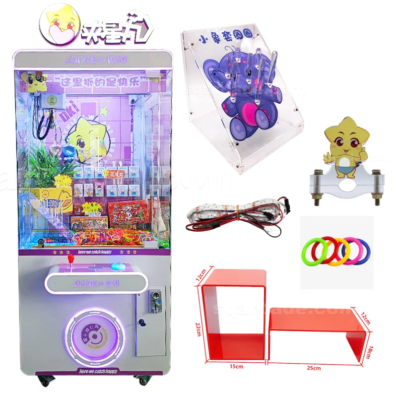 Factory Wholesale Coin Operated Candy Vending Machine Mini Claw Machine New Play Ferrule With Bill Acceptor for Sale Claw Game m