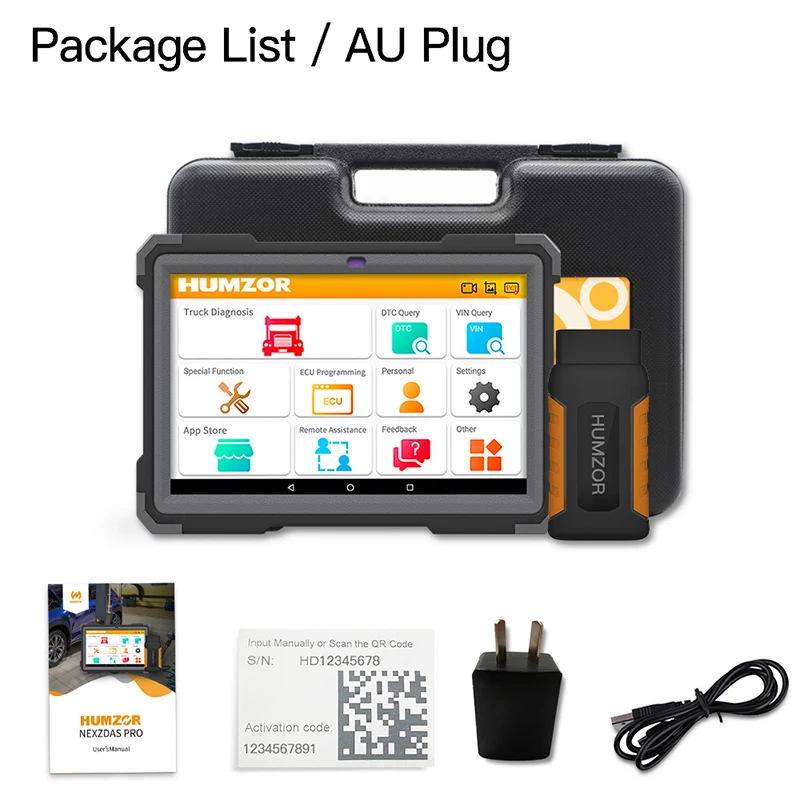 Nd566e Humzor Nexzdas Truck Scanner And Daf Truck Diagnostic Tool