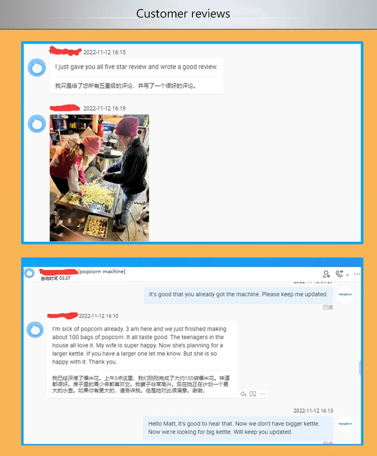 China Stainless Steel Commercial Caramel Kettle Corn Popcorn Machine