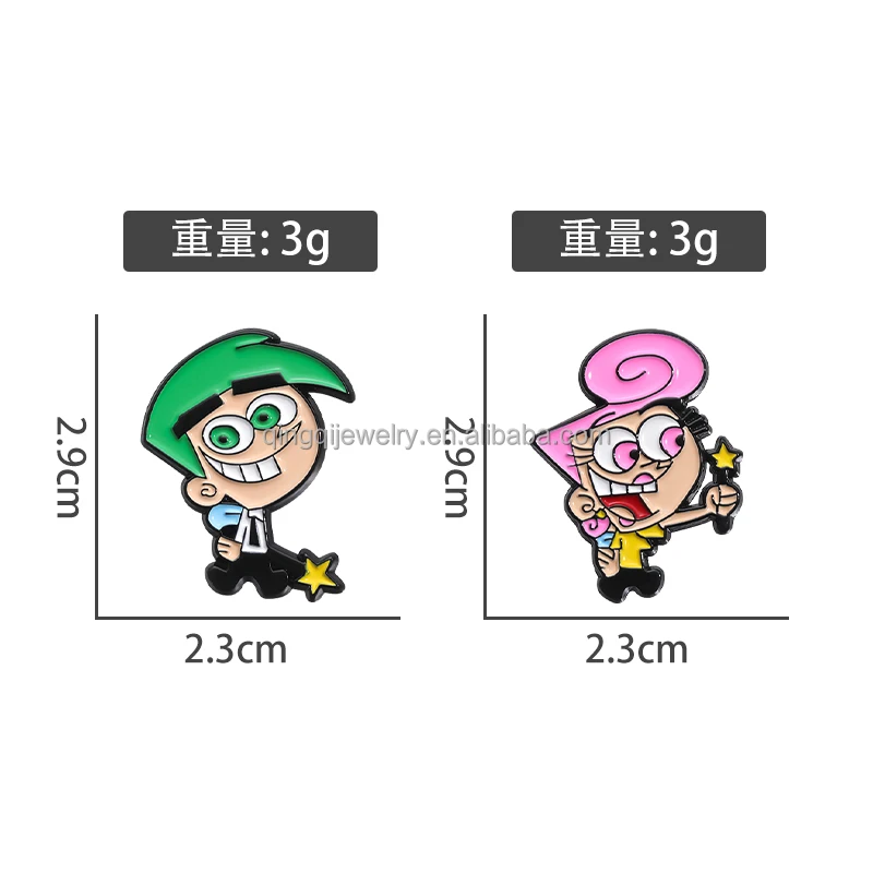 Cartoon Characters Pin Funny Enamel Pin Women's Brooch Backpack ...