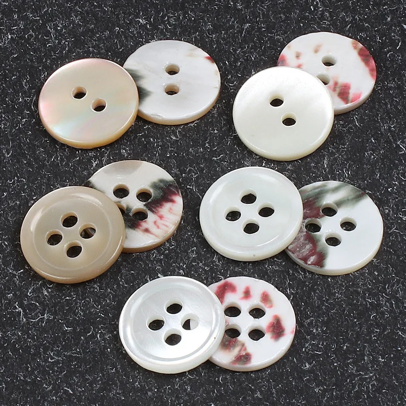 Luxury Sewing Round Natural Trocas Shell Button For Clothes
