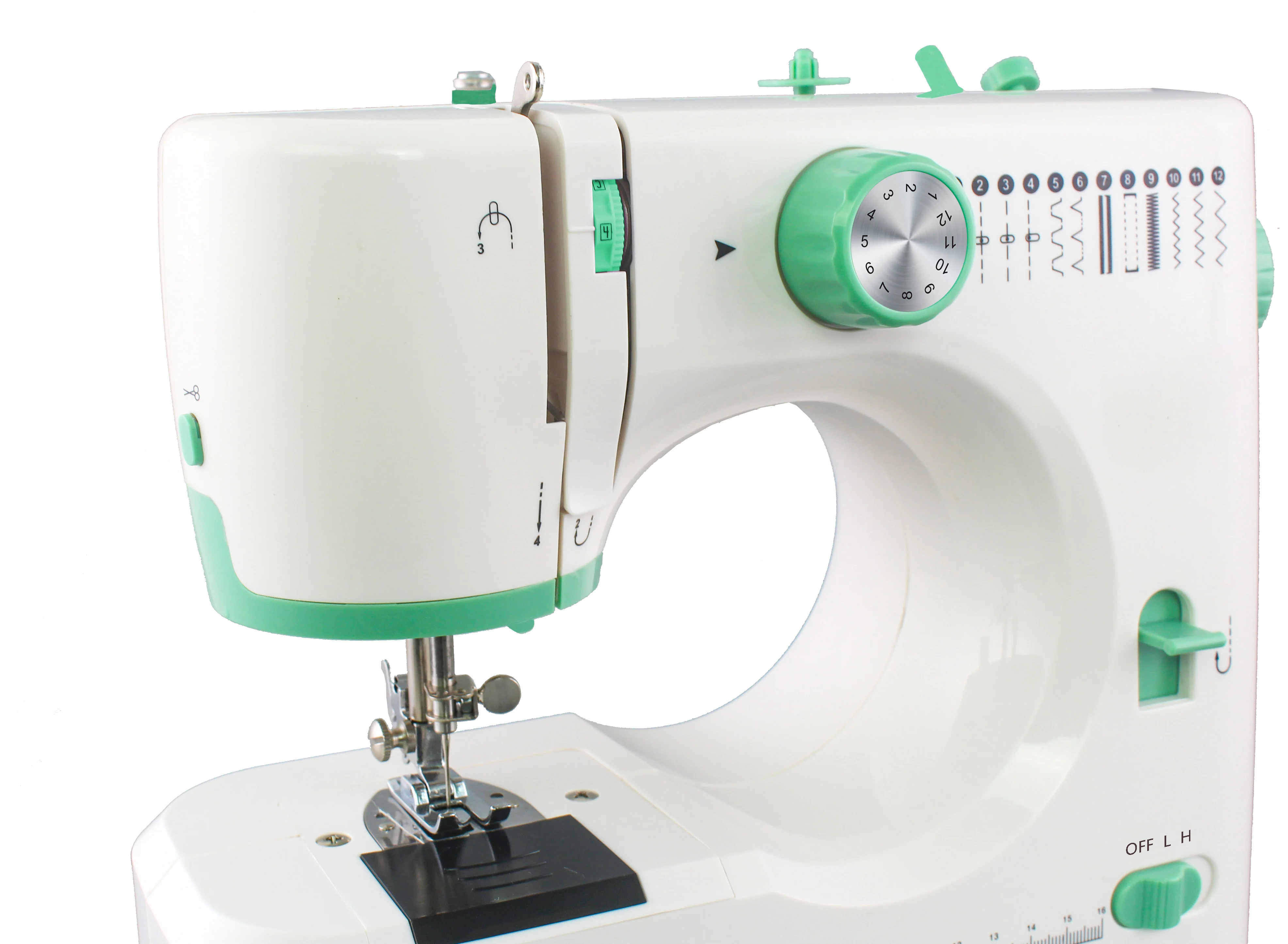 Mini Portable Electric Sewing Machine for Household FHSM-520 Sewing Maquina De Coser Factory Price