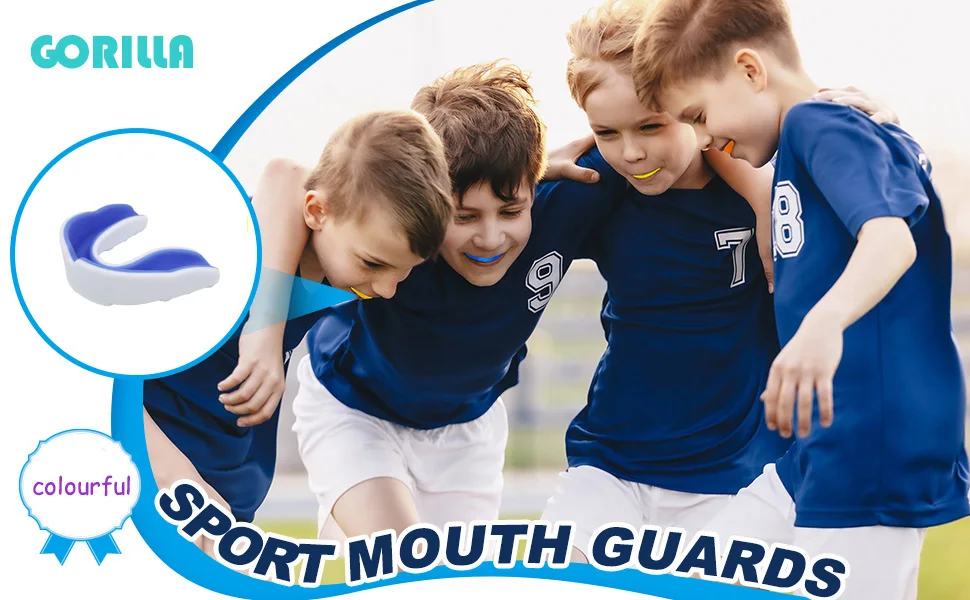 Tooth Protection Ragbi Mouth Guard Tooth Brace Protection EVA Sports Mouthguard Teeth ...