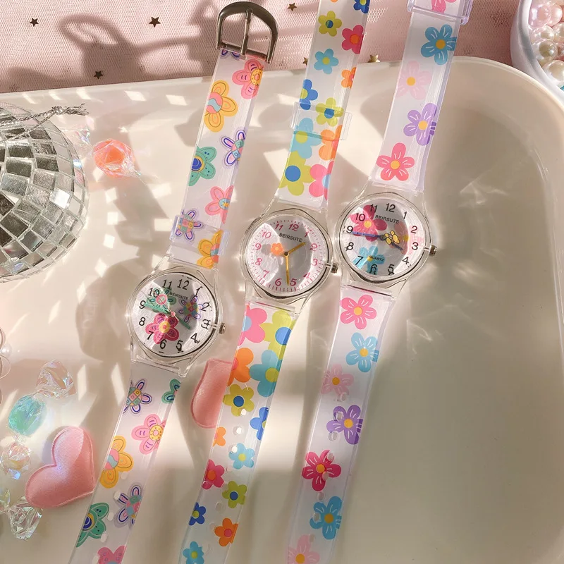 Montre-bracelet Transparent Pour Enfants,Nouvelle Collection,Motif Fleur De  Gelée,Quartz,Silicone,Forme Lapin Mignon,Cadran Coloré,Analogique,Pour  Dames - Buy Ins Style Montres 2020,Mode Transparent Filles Montre,Nouveau  Design De Mode Filles Montre 