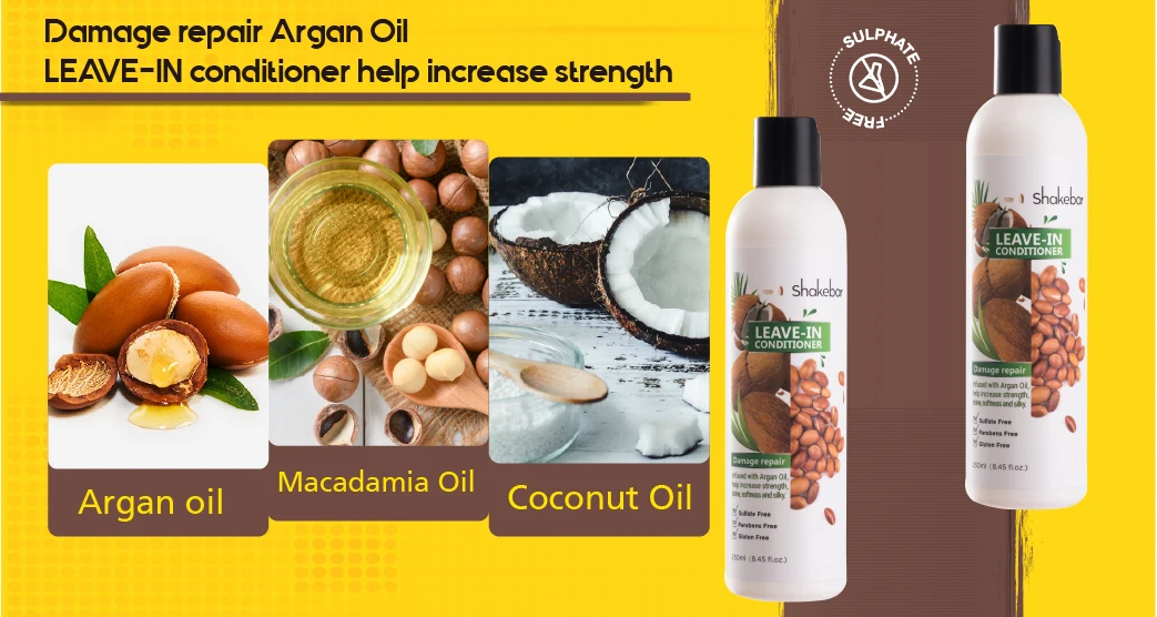 OEM профессиональный уход за волосами крем-кондиционер для повреждения кудрявых волос