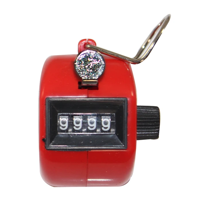 6.5 4 Digits Number Clicker Metal Hand Tally Counter for Golf