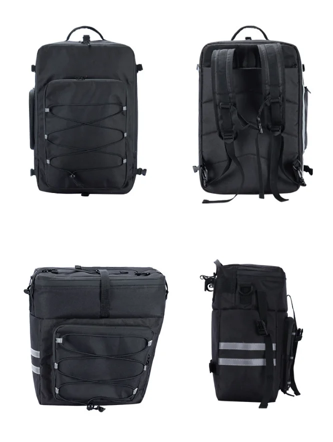 Waterproof Bicycle Pannier Bag Large Capacity Travel Storage Pack_voghion.com