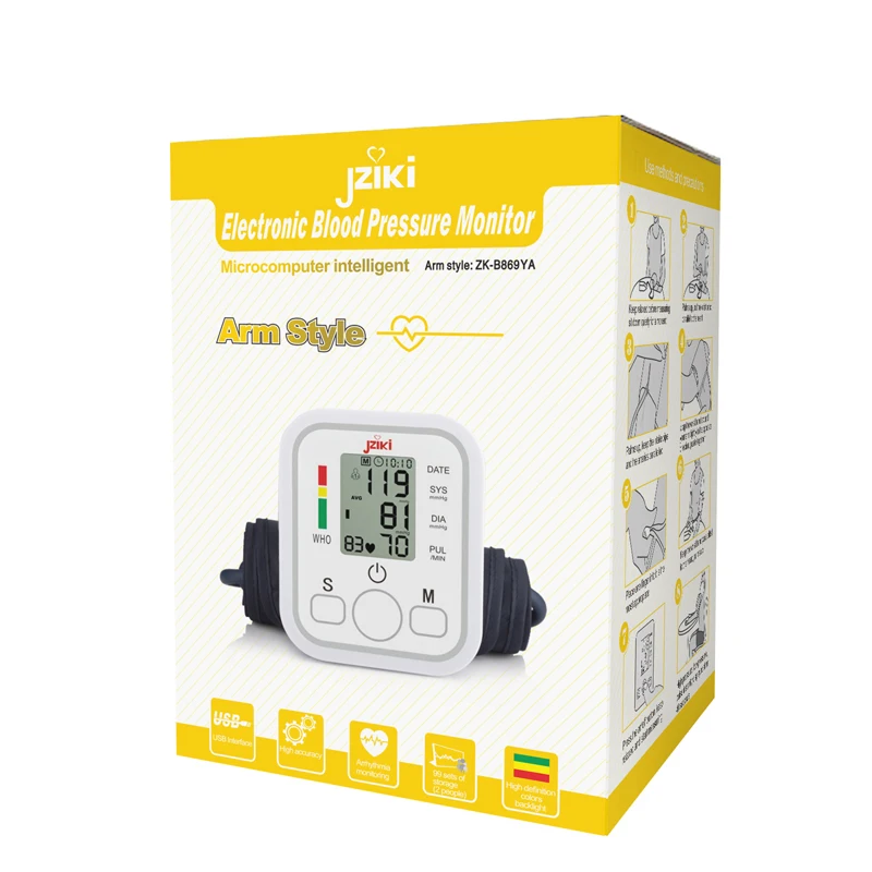 Rapid-Measure Digital Electric In-Arm Blood Pressure Monitor - Fully Automatic Device
