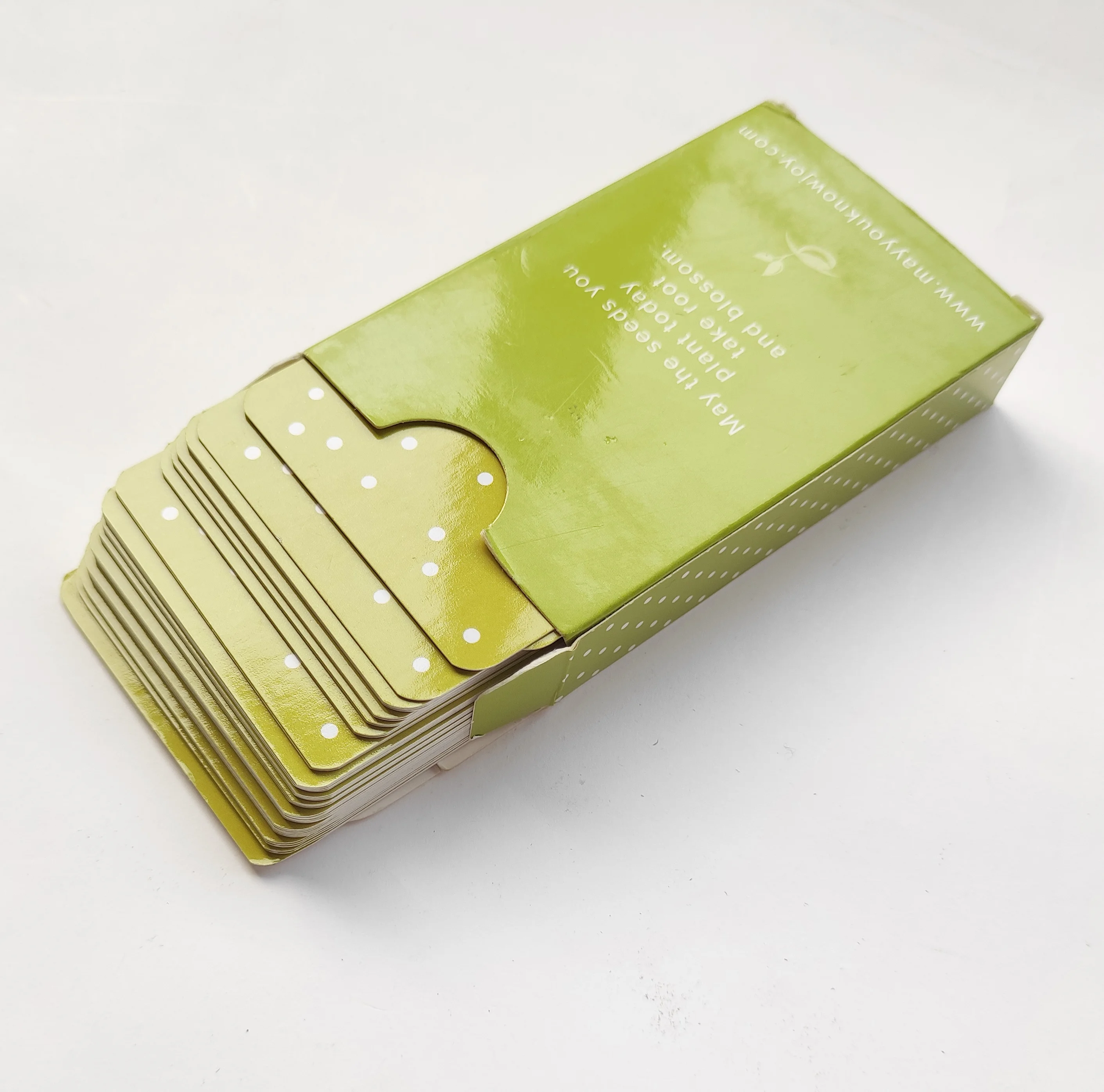 cheap custom printable recycle small packaging tuck box for