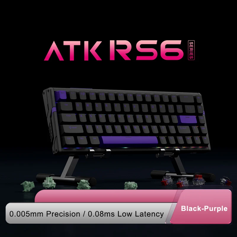 ATK RS6 Series - Ultra CNC Aluminum 8K Low Latency PBT Keycaps