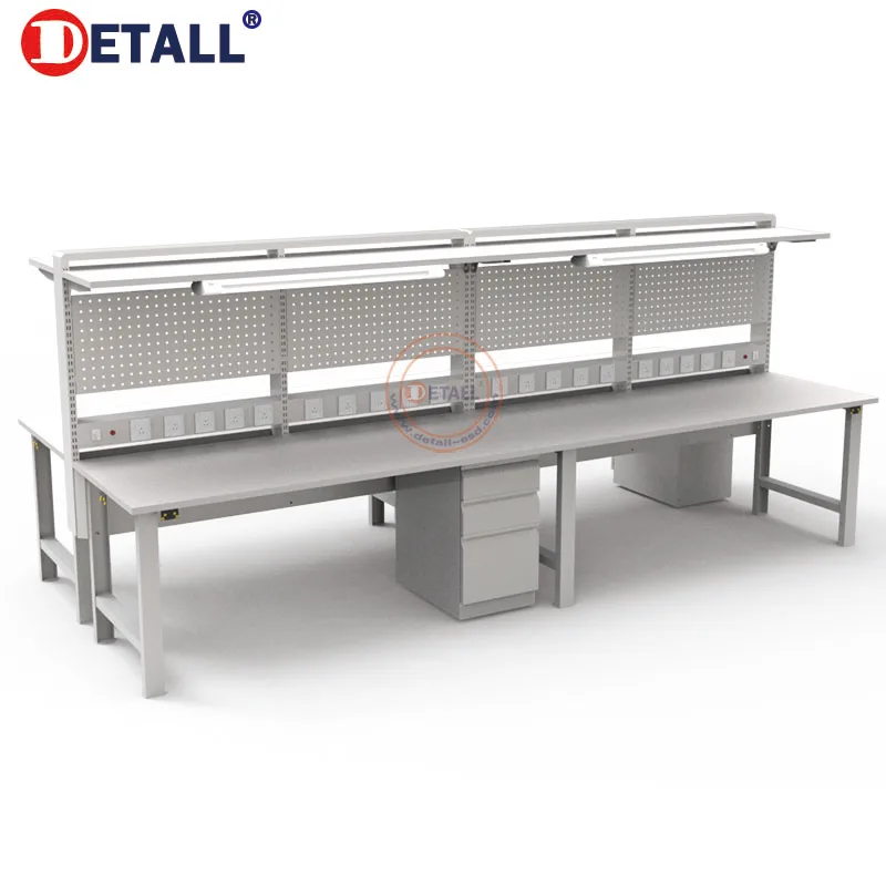 Workbench Workshop Durable Steel Worktable Industrial Heavy Duty Work Bench