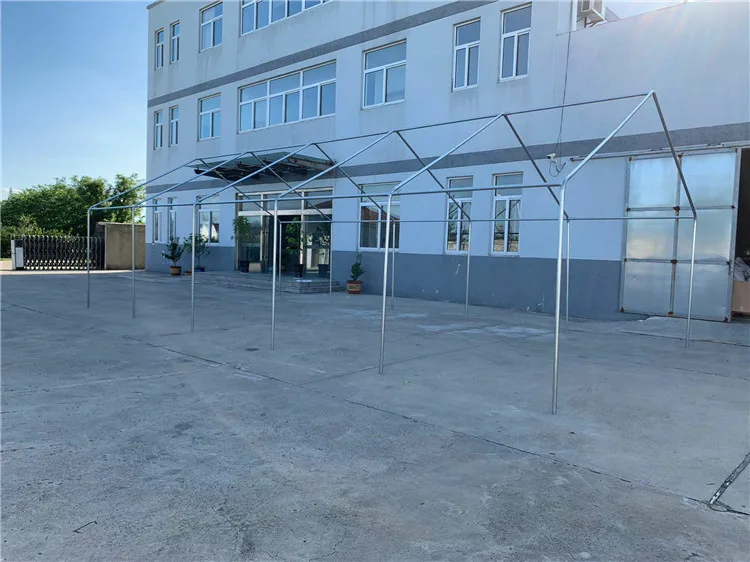Большая палатка из полиэтилена 5x10 м