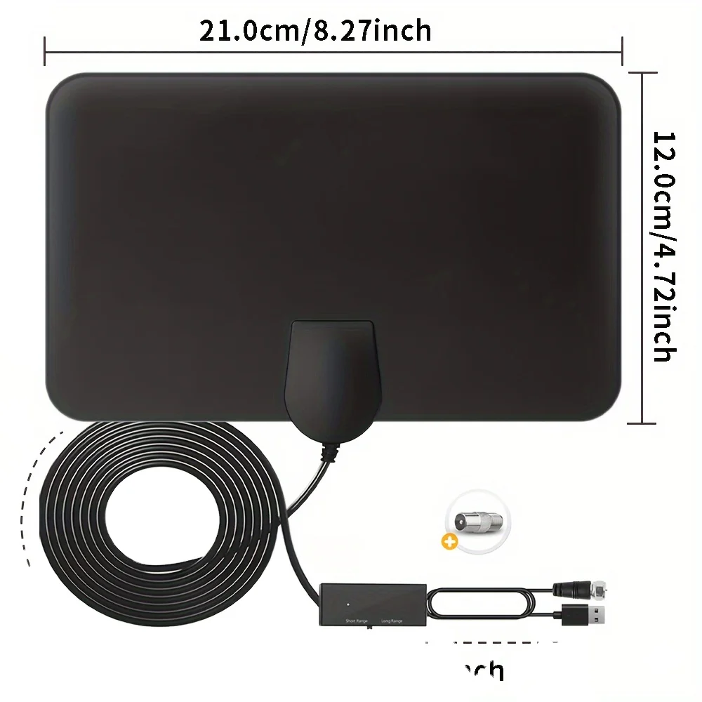 Indoor TV Antenna for Digital HDTV 4K 1080P Signal Amplifier