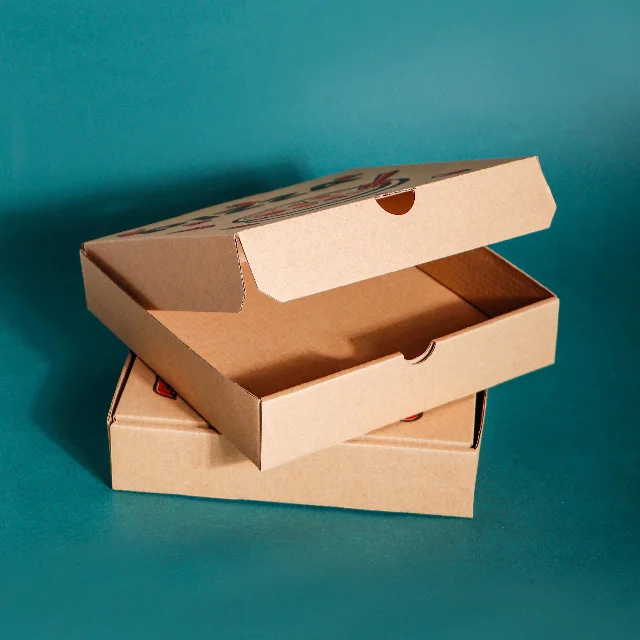 Wholesale Triangle Mini Pizza Box Rectangle 6 9 10 12 16 18 Inch Frozen Environmental Luxury Plain Pizza Box Recyclable