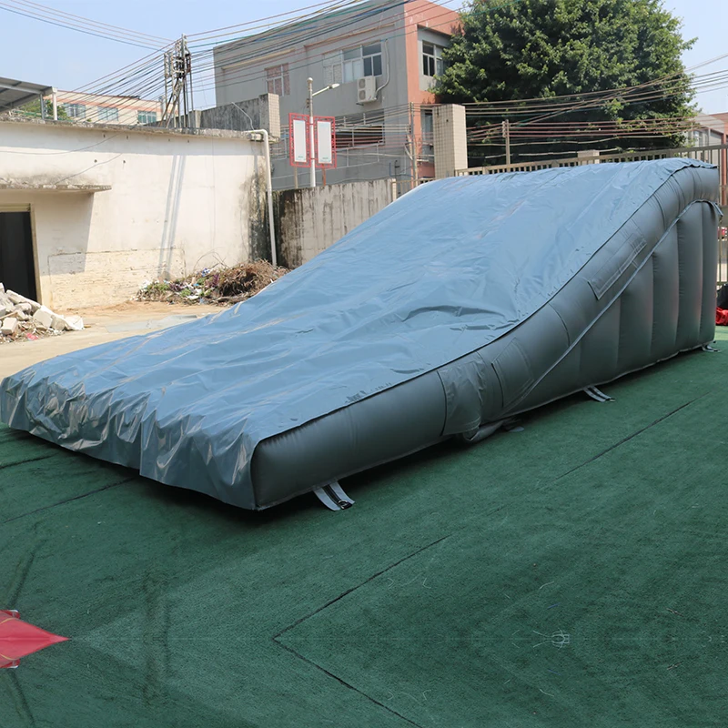 Bmx Inflatable Ramp Outdoor Fmx Mtb Bmx Inflatable Landing Airbag Ramp Bike Jump Stunt Air ...