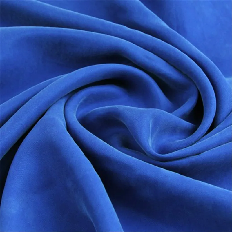Organic Soft Feeling Heavy Sand Washed Silk Cupro Fabric Copper Dark Color for Sleepwear Underwear Cushion