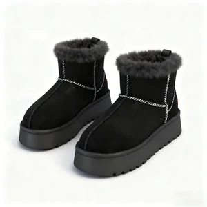 2026 Top Designer Plush Warm Thick Raised Sole Eternal UGS Inspiration Charm Fashionable Customizable Snow Boots