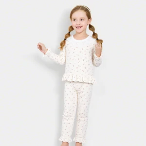 Spring and Autumn Infant Printing Suit Cotton Girls Long Sleeve Tops Pants Homewear 2 Pieces Set High Quality Baby Clothes