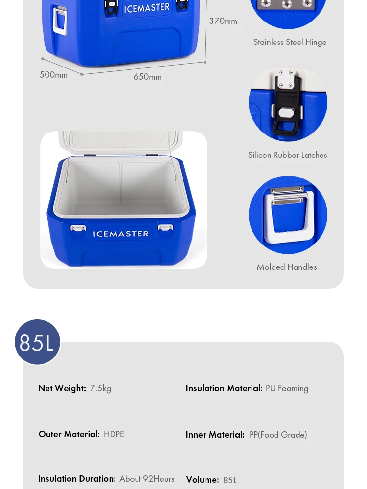 Pode Ice Master Icemaster Medical Grade Coolers - Insulated & Waterproof