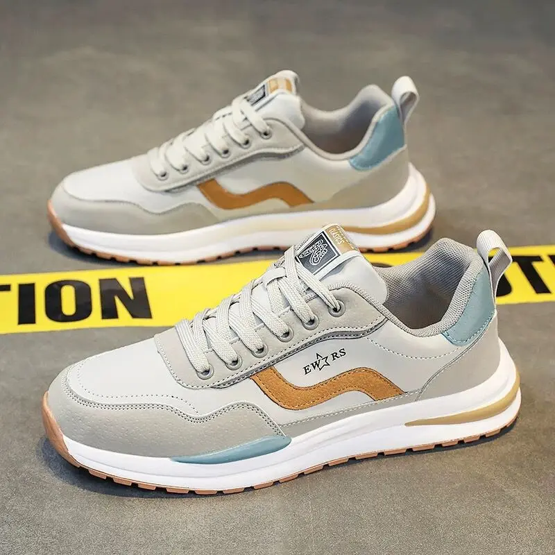 Men's shoes summer new breathable board shoes men's trend all match to increase sports leisure running shoes