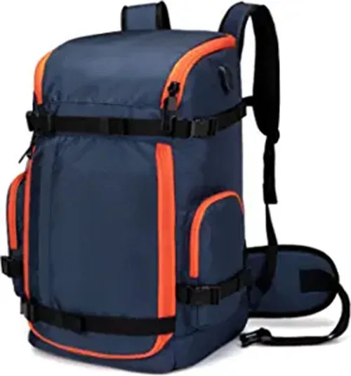 Ski Bag 50l Large Capacity Waterresistant Padded Ski Travel Bag