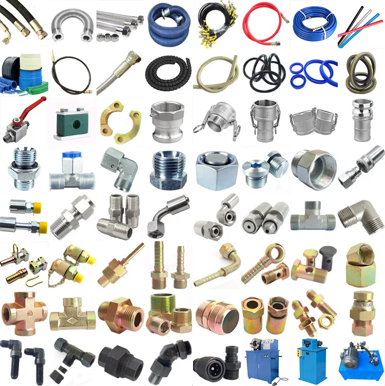 Raccordi Per Tubi Idraulici 1/4 Faccia Piatta – Aftermarket, Confezione Da 6 – PAKA TOOLS