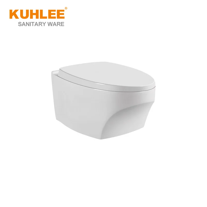 Middle East Style High Quality Sanitary Ware Washdown One Piece Wall-Hung Mount Toilet Bowl